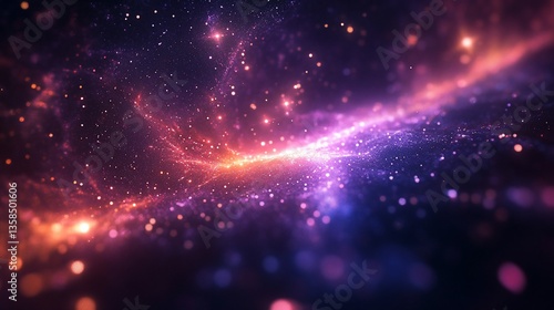 Wallpaper Mural Mystical Nebula of Deep Space: Cosmic Dust and Stellar Light Show Torontodigital.ca