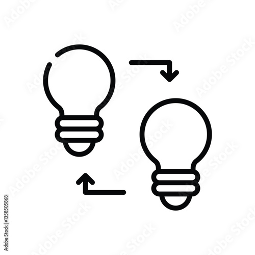Share Ideas icon vector