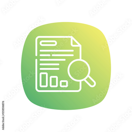 Research icon vector