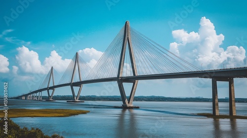 Arthur Ravenel Jr. Bridge Charleston South Carolina, Scenic View