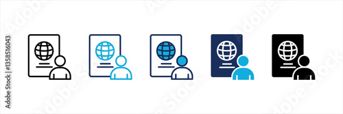Citizenship  Multi Style Icon Set