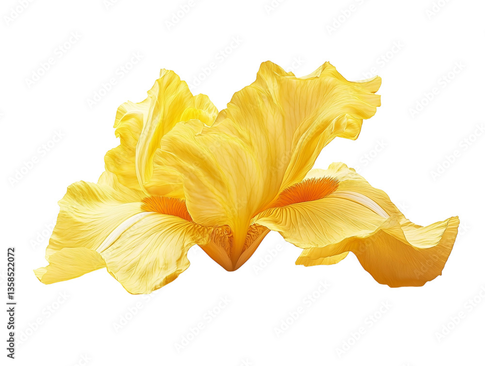 Fototapeta premium Des illustrations florales détaillées en format PNG transparent. généré par l'IA génératif