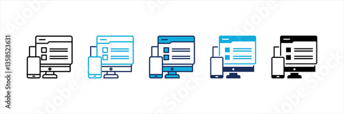Ui Design Multi Style Icon Set