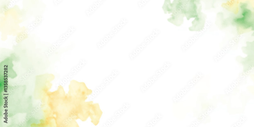 Fototapeta premium Indian abstract, tricolour, watercolor, orange, green, background, 15, august, independence, day, january, republic, 26, 