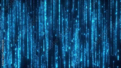 Technology data flow rising background