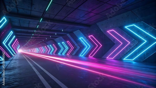 Fototapeta Naklejka Na Ścianę i Meble -  light trails in the city