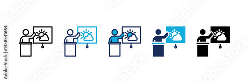 Forecaster Multi Style Icon Set