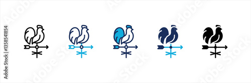 Weathercock Multi Style Icon Set