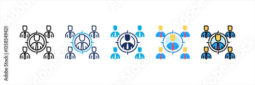 Focus Multi Style Icon Set