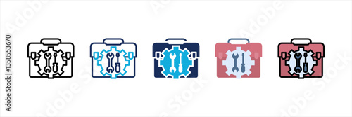 Toolbox Multi Style Icon Set