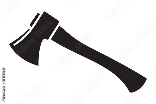 Axe Illustration Vector Image for Lumberjack and Woodworking Projects
