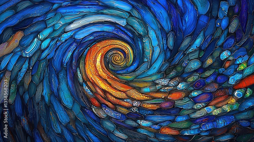 Obraz premium Mosaic Abstract Architecture