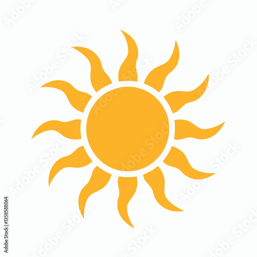 Free vector sun icon