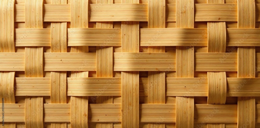 Handcrafted woven bamboo texture background in natural earth tones, intricate pattern, organic material, sustainable design, handcraft, sustainable Handcrafted woven bamboo texture background in natural earth tones, intricate pattern, organic material, sustainable design, handcraft, sustainable