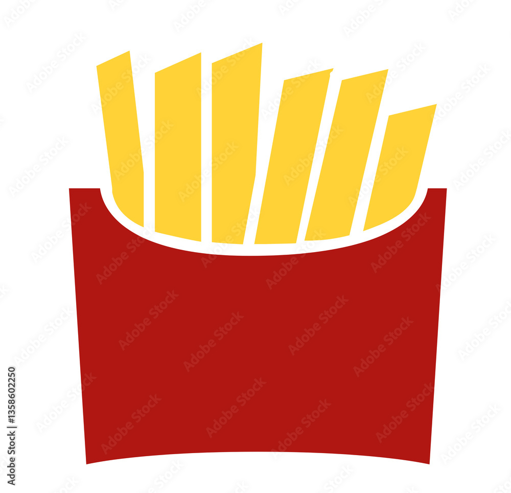 French Fries Illustration French Fries Illustration