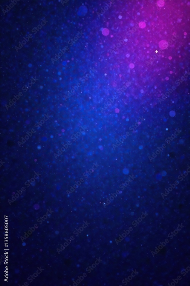 Obraz premium Grainy gradient banner with abstract noise effect design in blue, purple, and black hues, purple, background