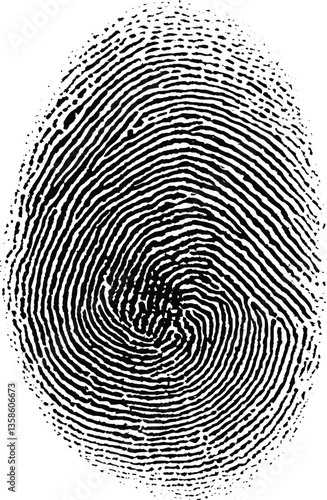 Human fingerprints set. Biomimetic fingermark. Authentication logo ideas. Biometric human fingerprint clipart