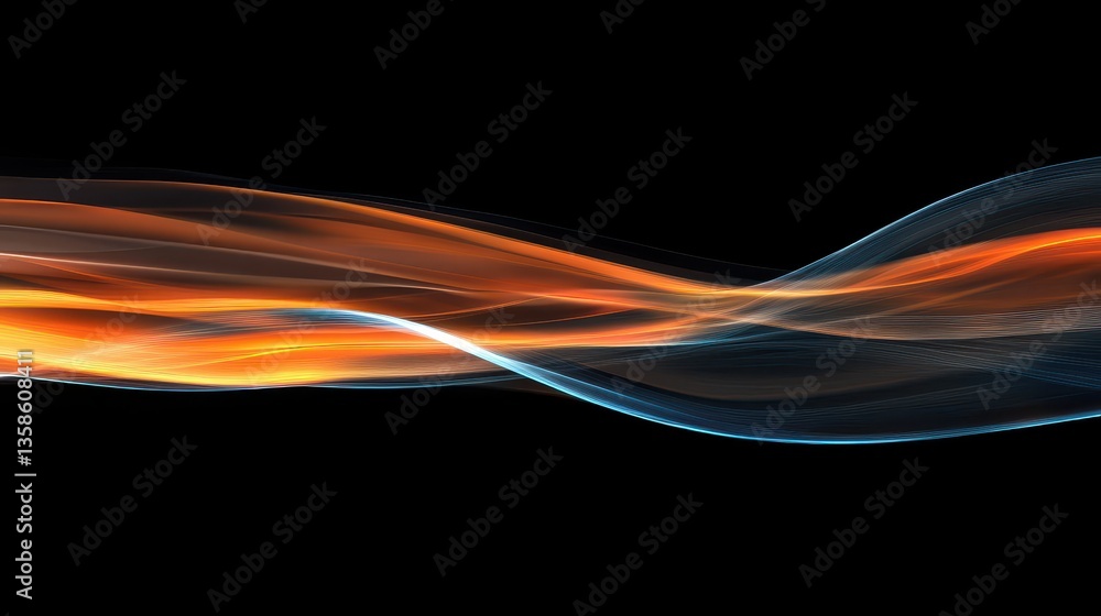 Naklejka premium Color gradient background, technological background.