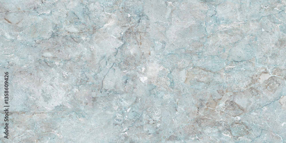 Obraz premium Aqua Blue Marble stone wall texture