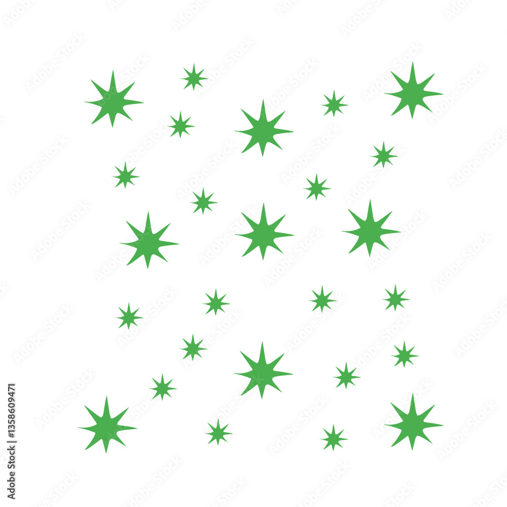 green star pattern background green star pattern background