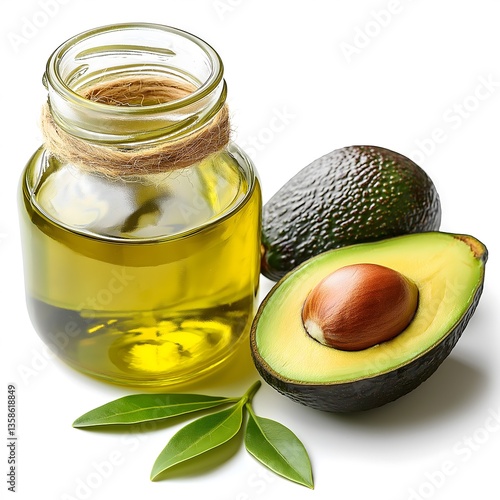 Avocado Oil and Fresh Avocado