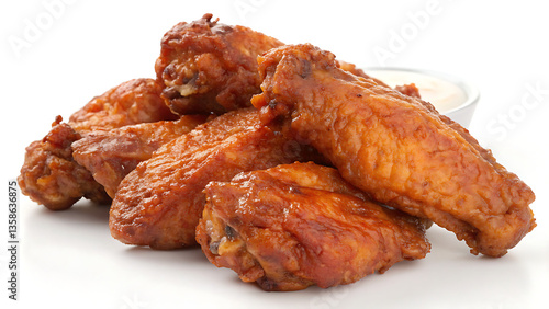 Crispy Fried Chicken Wings Golden Crunchy style