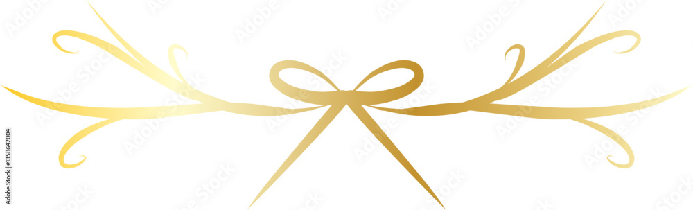 Elegant Golden Page Divider Line Art Elegant Golden Page Divider Line Art