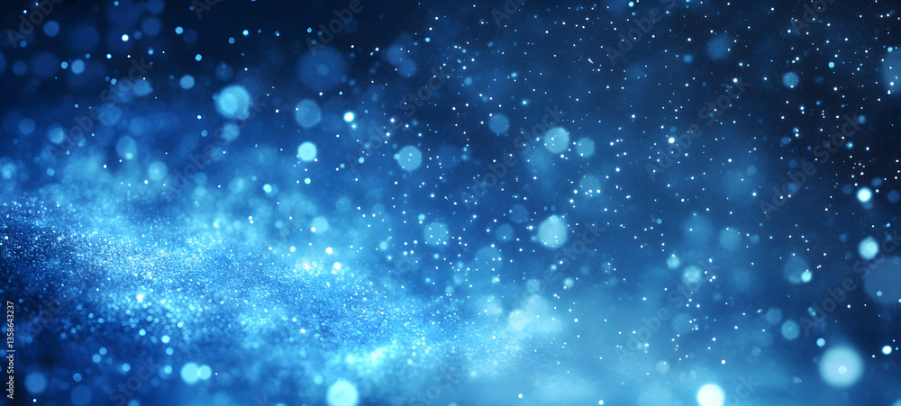 Stunning Blue Glittering Bokeh Background for Clean and Modern Designs Stunning Blue Glittering Bokeh Background for Clean and Modern Designs
