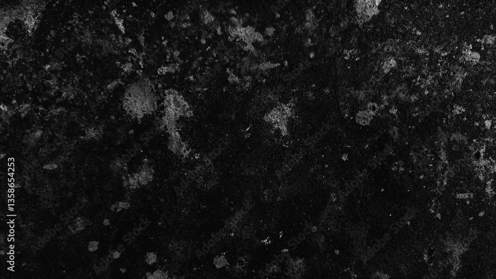 Obraz premium Dark cement wall background in vintage style
