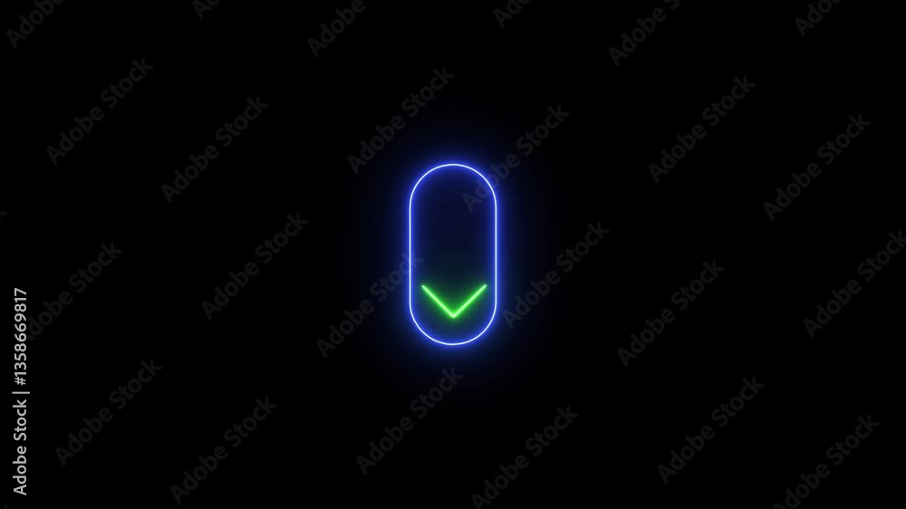 Abstract directional swipe arrow or pointer icon animation background.Abstract neon arrow loop loading animation, directional neon arrow loop loading icon, Abstract directional swipe arrow or pointer icon animation background.Abstract neon arrow loop loading animation, directional neon arrow loop loading icon,