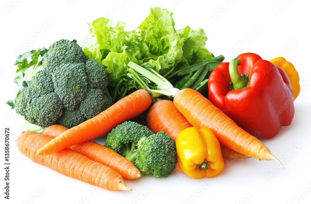 Fresh, colorful vegetables. A healthy mix of vibrant produce Fresh, colorful vegetables. A healthy mix of vibrant produce
