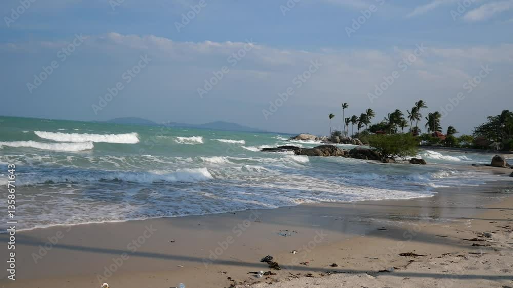 The beach stretches endlessly, with soft golden sands kissed by gentle waves. Crystal-clear waters shimmer under the sun, while palm trees sway in the breeze. The peaceful sound of the ocean creates The beach stretches endlessly, with soft golden sands kissed by gentle waves. Crystal-clear waters shimmer under the sun, while palm trees sway in the breeze. The peaceful sound of the ocean creates