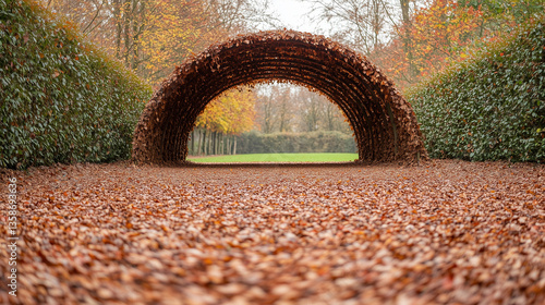 Autumnal Archway: An inviti...