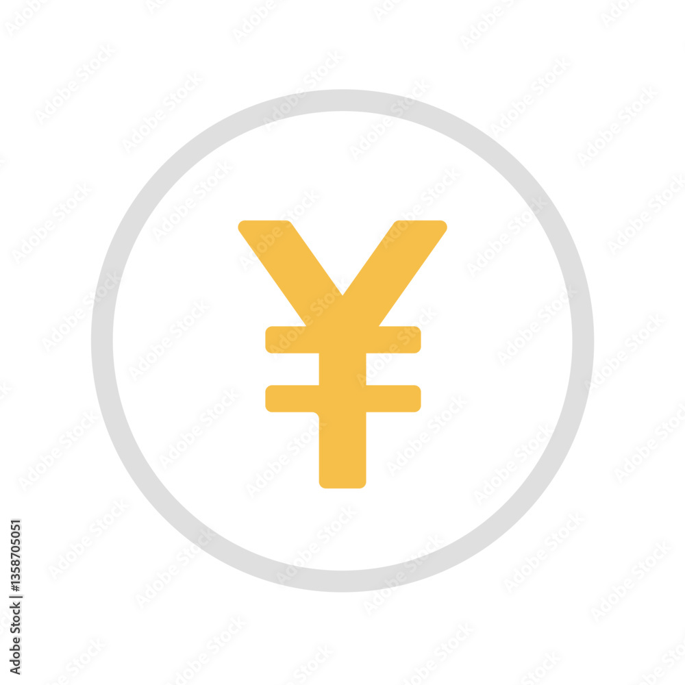 お金 円マーク アイコンイラスト素材 お金 円マーク アイコンイラスト素材
