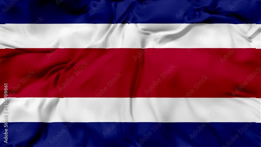 Costa Rica Flag Waving in The Wind, Motion Animation Costa Rica Flag 4K Costa Rica Flag Waving in The Wind, Motion Animation Costa Rica Flag 4K