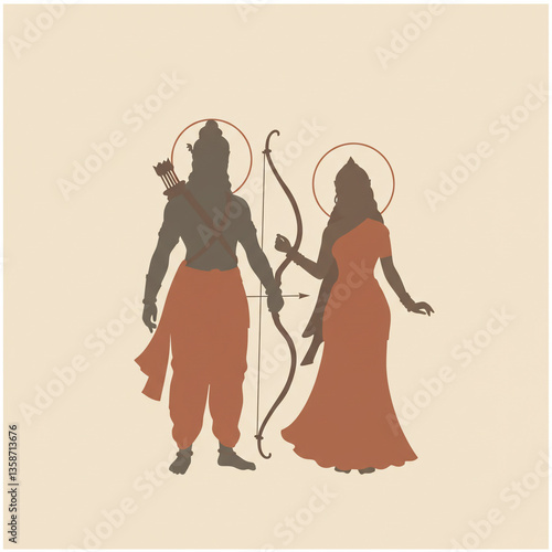 Minimalist Silhouette Illus...