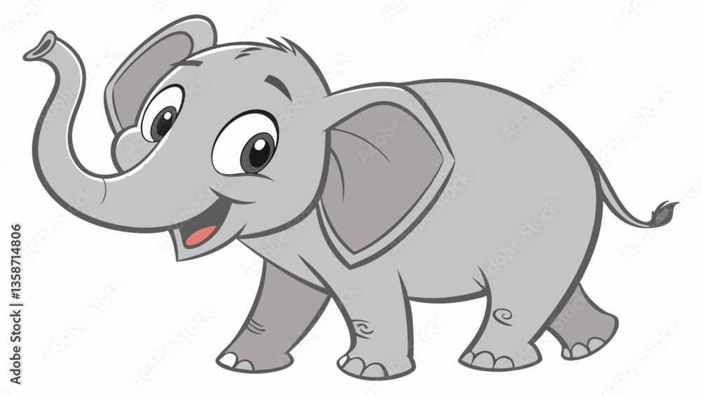 a cute and cute baby elephant with cute eyes, looking in front of the camera and smiling in 3d a cute and cute baby elephant with cute eyes, looking in front of the camera and smiling in 3d