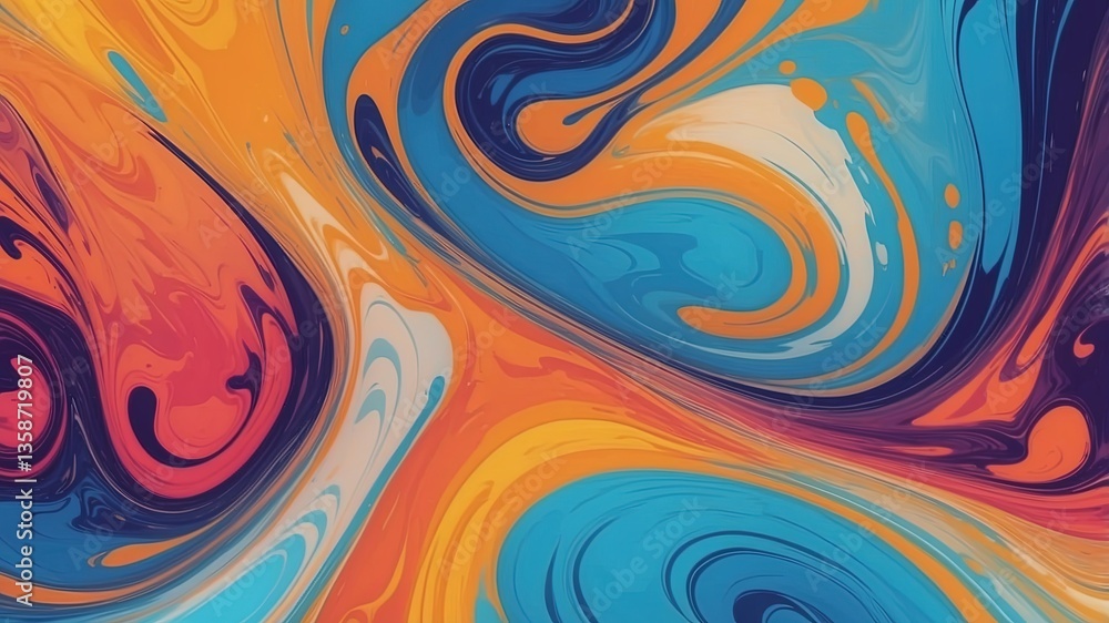 Vibrant Abstract Art: Colorful Fluid Swirls and Textures in Dynamic Modern Digital Design Vibrant Abstract Art: Colorful Fluid Swirls and Textures in Dynamic Modern Digital Design