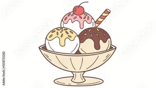 most delicious ice cream sundae in the world