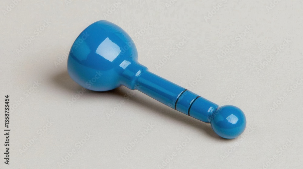 Bright Blue Decorative Object on a Light Background for Home Decor Bright Blue Decorative Object on a Light Background for Home Decor
