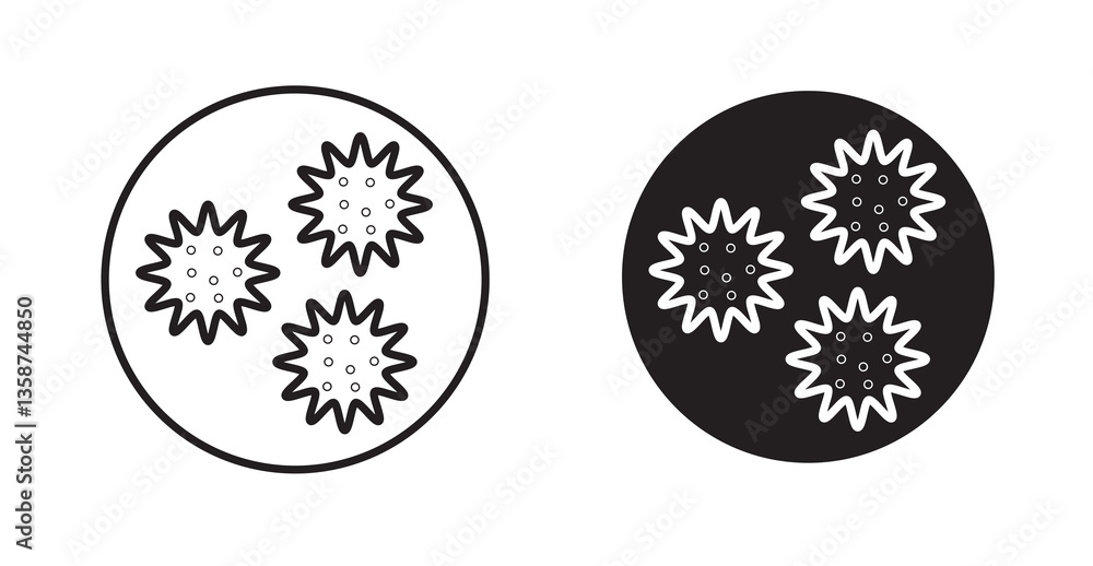 Obraz premium microorganism icon