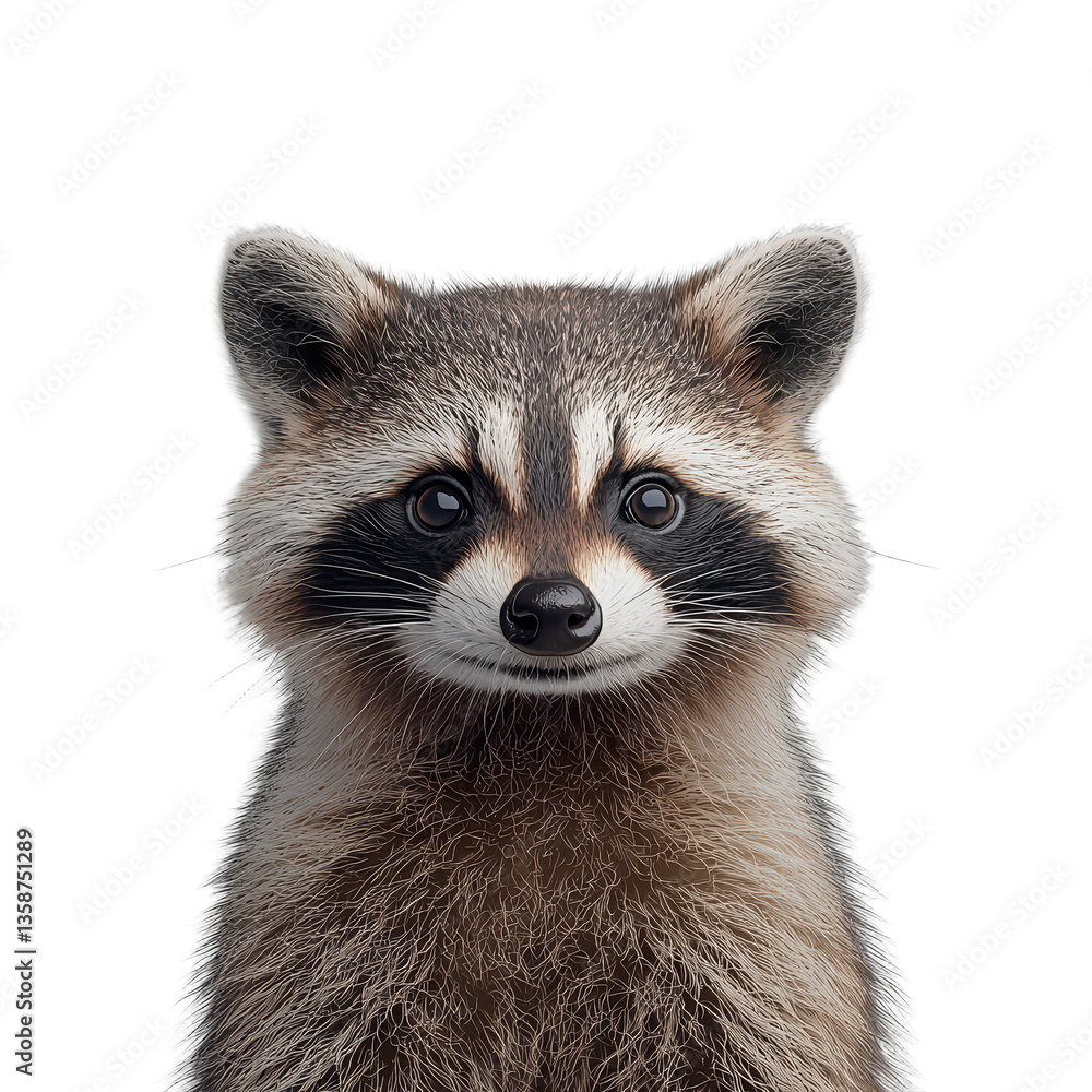 Obraz premium A Raccoon png curious raccoon png wild raccoon png playful raccoon png natural raccoon png transparent background image