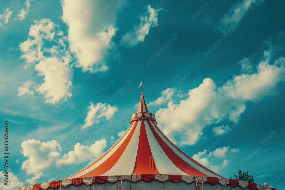 Fototapeta premium Circus outdoors nature sky.