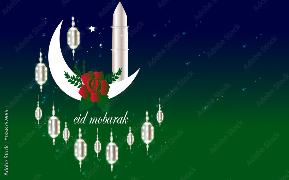 eid mobarak a beautiful card design eid mobarak a beautiful card design