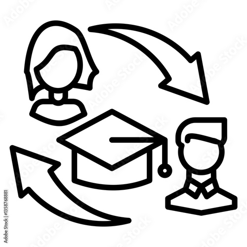 Peer learning icon