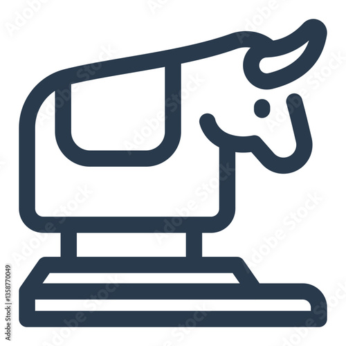 Mechanical Bull Ride Machine for Rodeo Arena