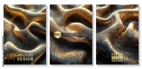 Luxury textile art brochure cover template design, Luxury invitation card background, textile  texture, cloth art, Hand drawn texture design