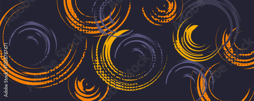 yellow and black colors with geometric shapes