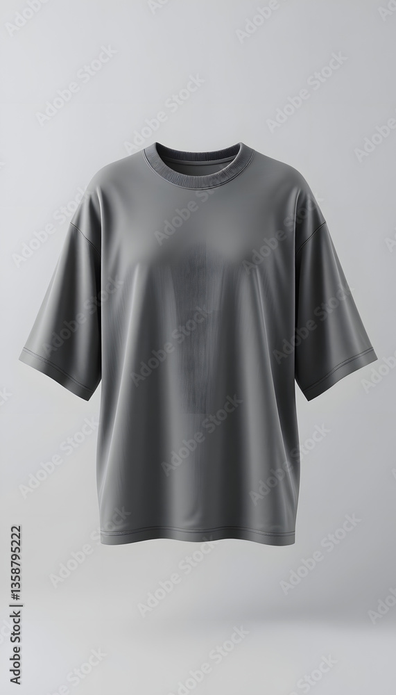 Neutral Dark Grey T-Shirt Mockup Design Neutral Dark Grey T-Shirt Mockup Design