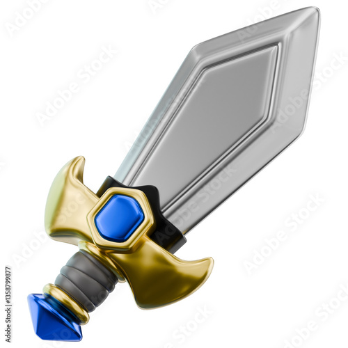 Golden Hilt Fantasy Sword